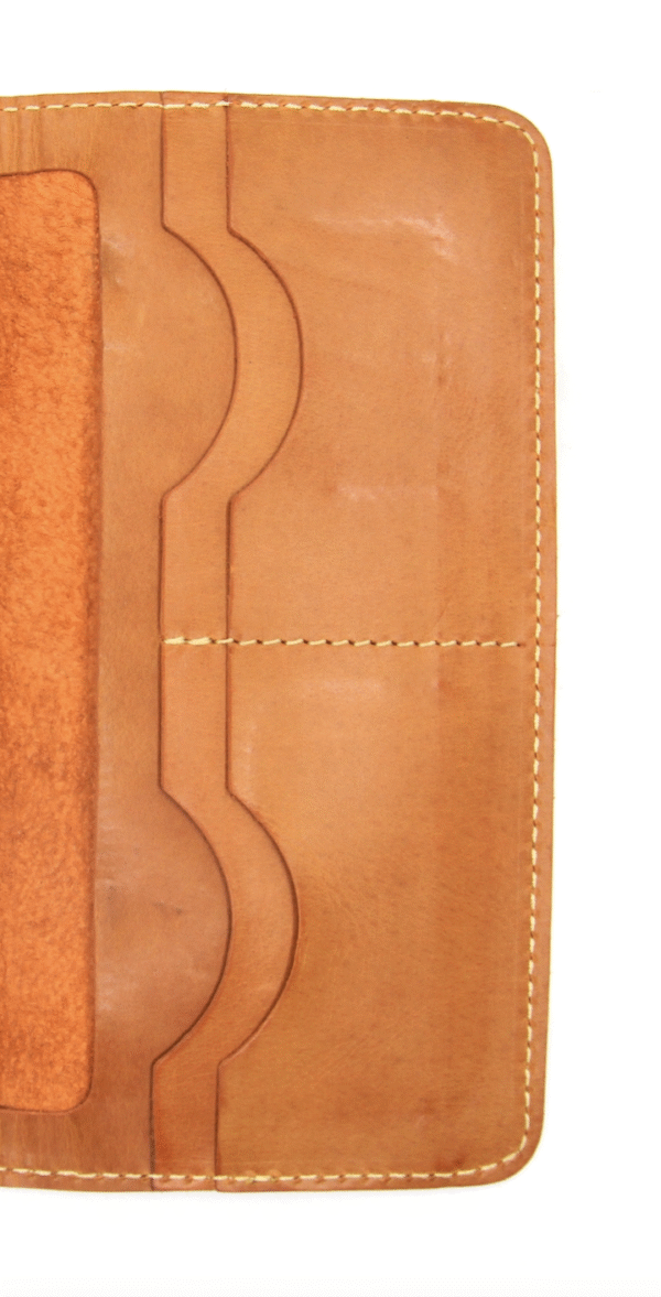 Waxy Cow Leather Long Wallet WLLW_T_1